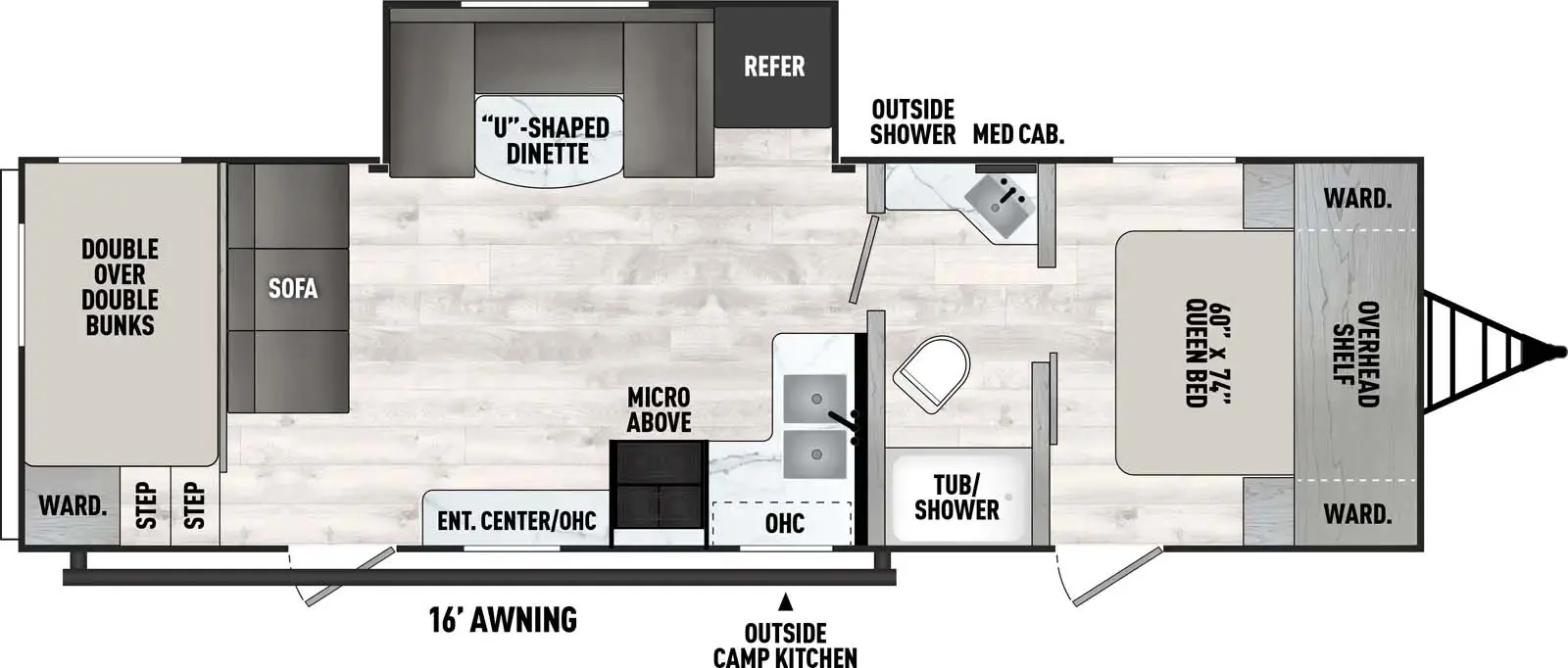 262BHS Floorplan Image